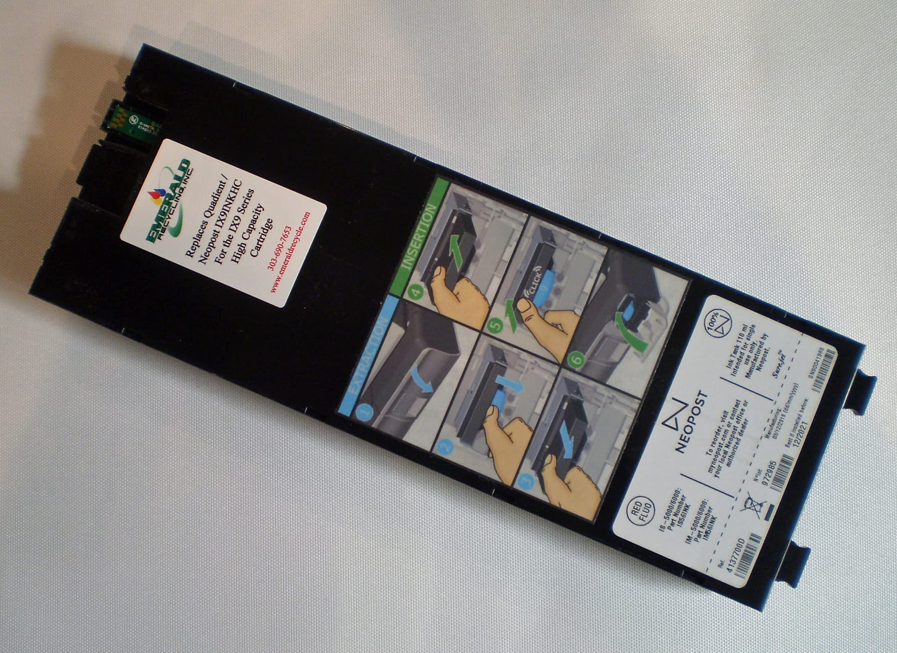 Amazon.com: Neopost/ Quadient IX9INKHC High Capacity Ink Cartridge